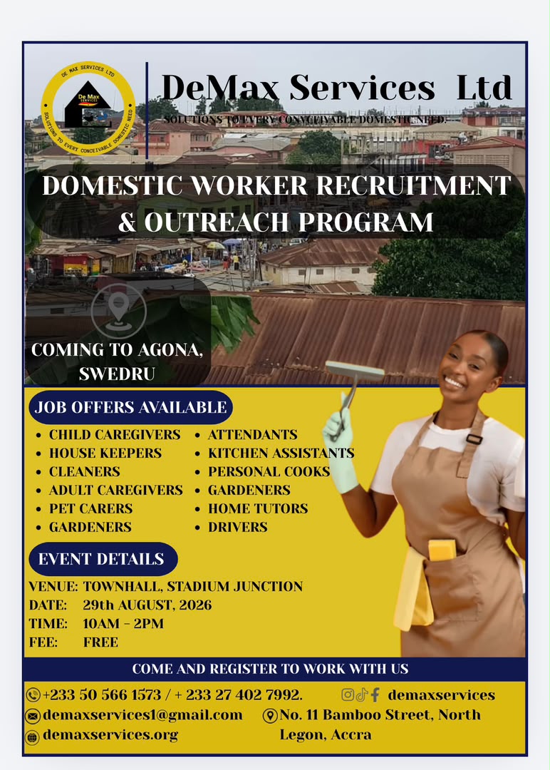DeMax Recruitment & Training Programme Flyer